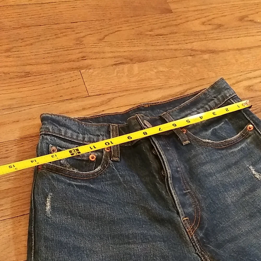 Levi's denim jeans.